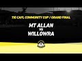 Mt Allan Eagles vs Willowra Blues: Grand Final - Community Cup: 2019 TIO CAFL