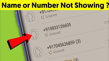 Call Logs not showing or contact Name Not Showing In Call Log In Android Phones Samsung M51