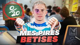 JE RACONTE MES PIRES BÊTISES À L'ECOLE QUAND J'ETAIS PETIT ! (j'étais pas si sage)