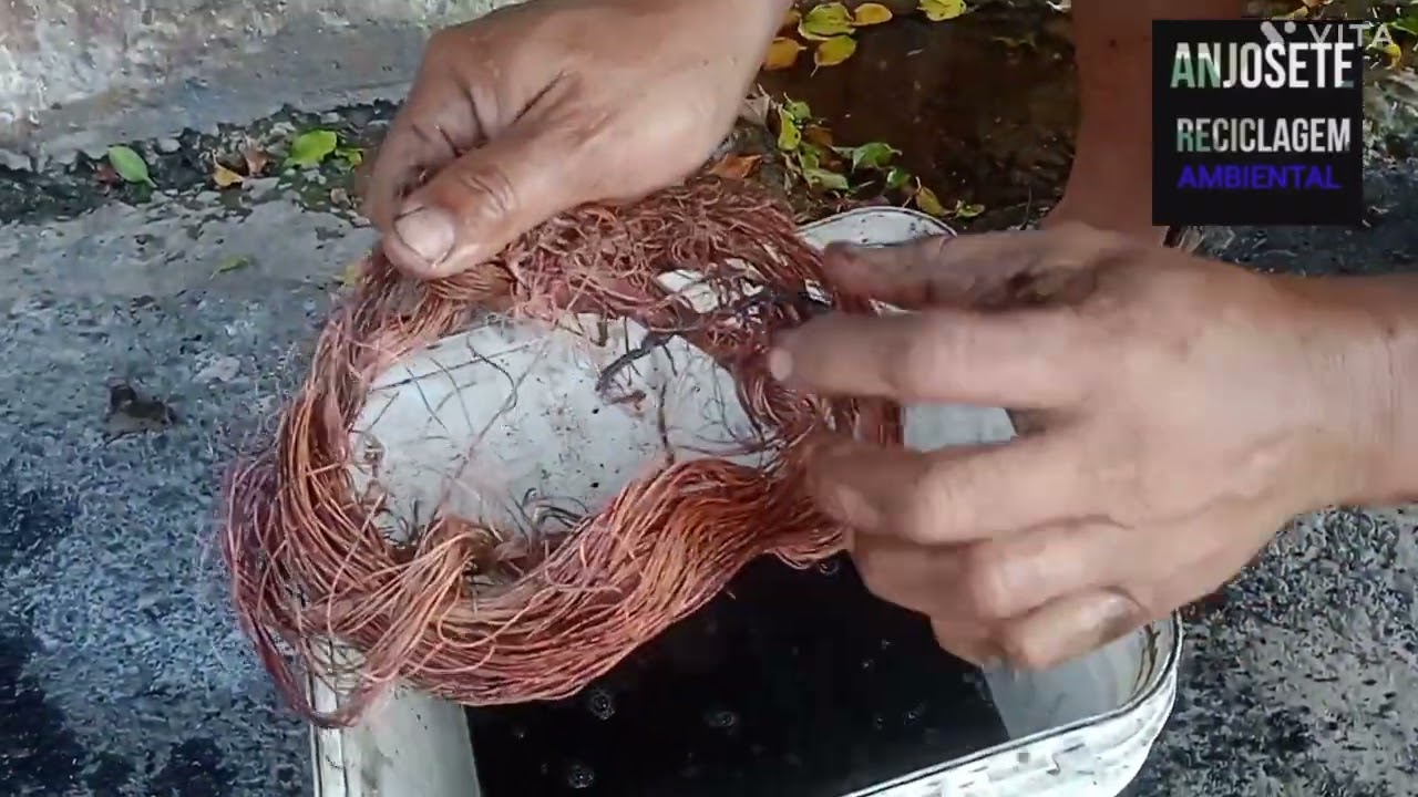 tirando impureza do cobre queimado fácil e rapido