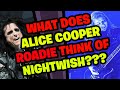 What does alice cooper roadie think of nightwish