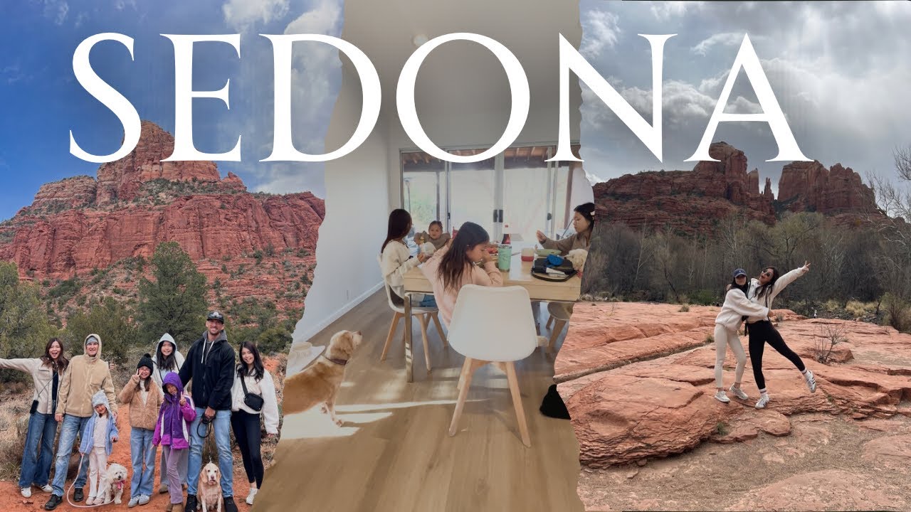 国際家族旅行🇺🇸🇯🇵素敵なエアビーでの生活♡パワースポットセドナの素晴らしい景色⛰️