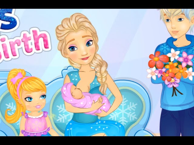 Jogo Elsa Baby Birth Caring