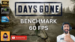 Days Gone on i74800 | 12 Gb Ram | Nvidia Quadro k2100m 2GB(Benchmark)