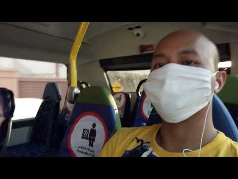 Mall of Emirate to Burj Al Arab,Dubai-UAE. Diluar Naik Dubai Bus menuju Burj Al Arab