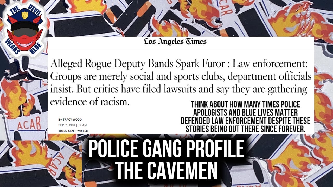 Police Gang Profile, The Cavemen. #losangeles #california #policegangprofile #policegang #deputygang