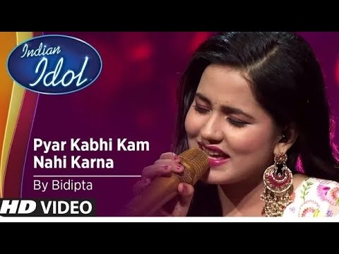 Indian Idol Season 13  Bappi Lahiri Special  Pyar Kabhi Kam Nahi Karna By  bidipta Chakraborty