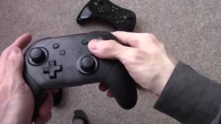 Comparison New Nintendo Switch Pro Controller Vs Xbox One PS4 Wii U