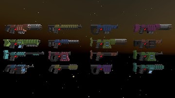 Post apocalyptic voxel game dev log #3 modular weapons