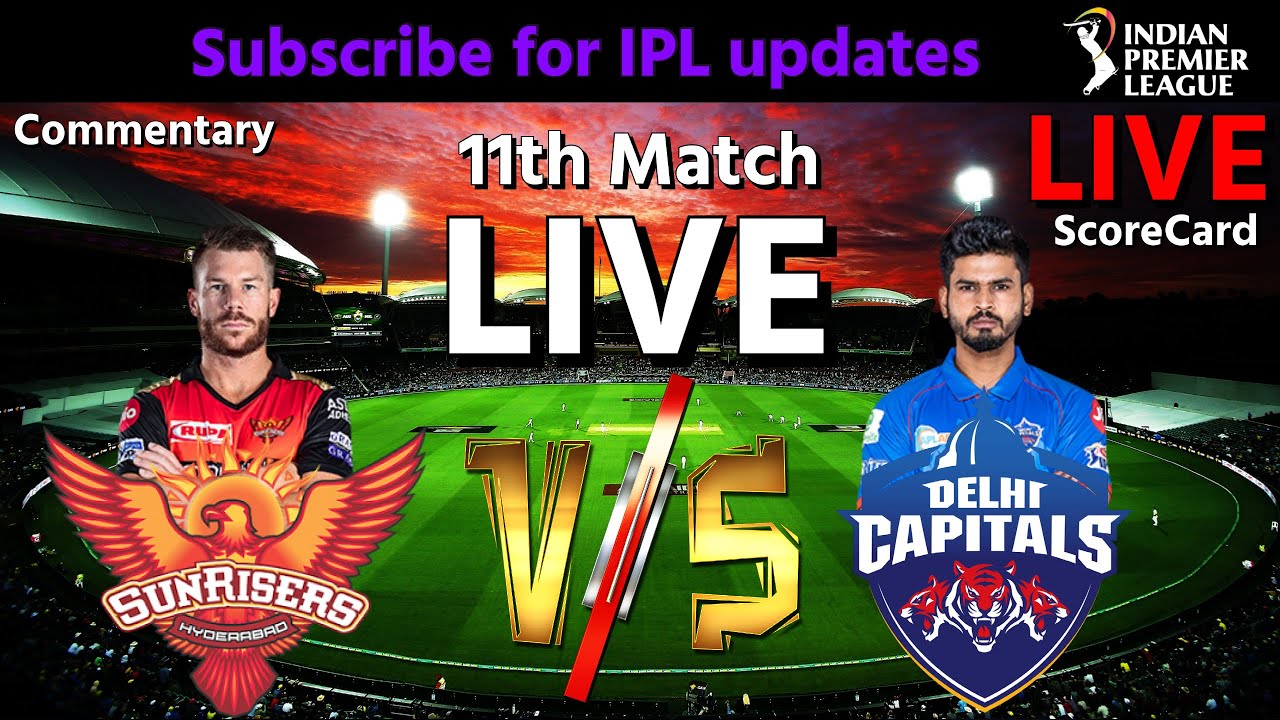 Live IPL 2020 || DC Vs SRH Live Match || DD Sports Live || Delhi Vs Hyderabad