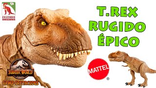 Dinossauro Tiranossauro Rex Rugido - Jurassic World Mattel em