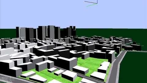 Urban generator - Procedural city with on-the-fly LOD generation