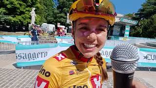 intervista ad Amalie Lutro, team Uno-X Pro Team. Giro d'Italia women 2022