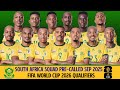 South Africa Squad Pre Called September 2025 South Africa Squad FIFA World Cup 2026 Qualifiers 