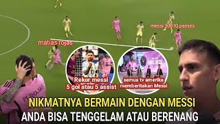 EFFECT MESSI 🐐 MATIAS ROJAS : ENAKNYA BERMAIN DENGAN MESSI, ANDA BISA TENGGELAM ATAU BERENANG 👏