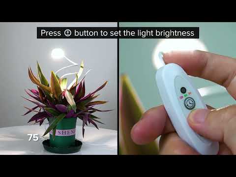Clamp the SANSI pot clip-on led grow light to anywhere! - video from SANSI Lighting