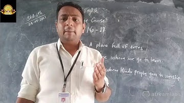 Std-6th English Bridge Course Template No. 17