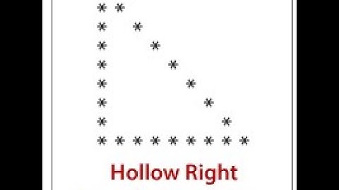 C Program Print Hollow Right Triangle Star Pattern #shorts