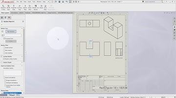 SolidWorks for Beginners | 04 | Drawing - Section View