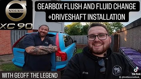 VOLVO XC90 GEARBOX FLUID CHANGE AND FLUSH - PLUS DRIVESHAFT INSTALLATION ⚙️