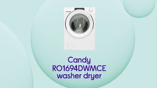 Candy Rapido Wifi-Enabled 9 Kg 1600 Spin Washing Machine - White Product Overview Currys Pc World