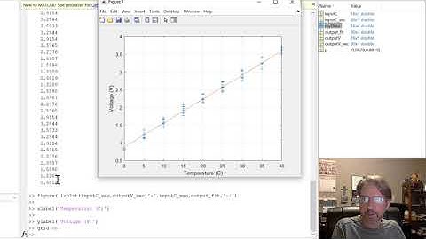 ME 360 calibration with matlab