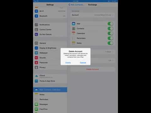 Remove Email Account