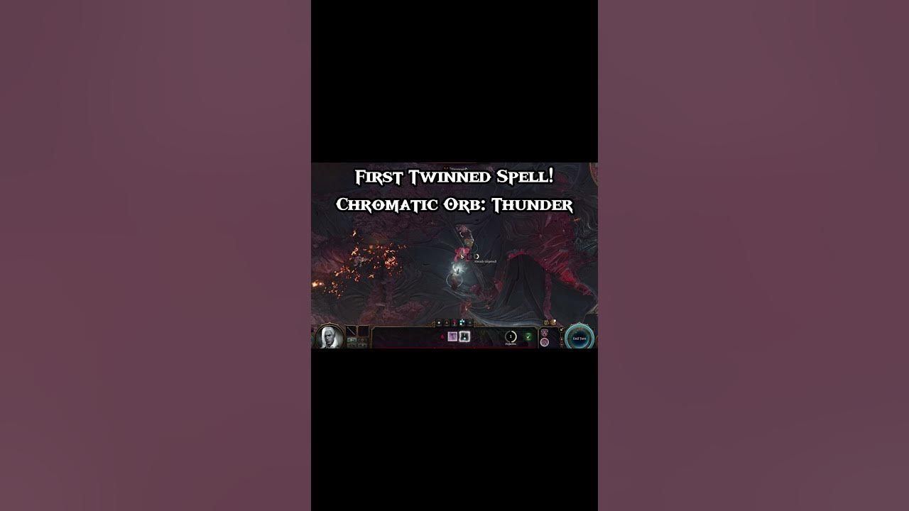 Baldur's Gate 3 New Sorcerer First Twinned Spell Chromatic Orb