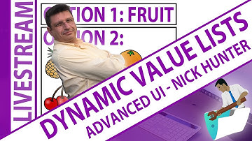 FileMaker UI: Dynamic Value Lists Advanced - Nick Hunter