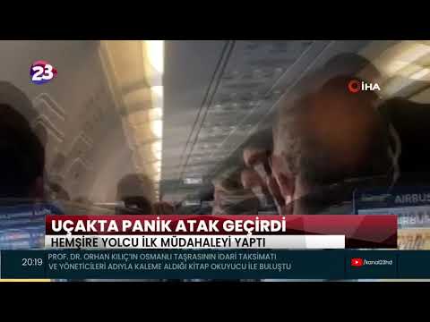 UÇAKTA PANİK ATAK GEÇİRDİ