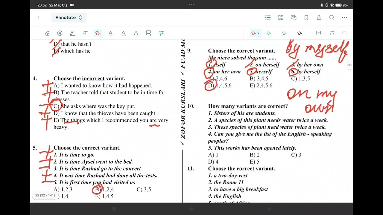 Zəfər sınaq toplusundan 4-cü sınağın izahı