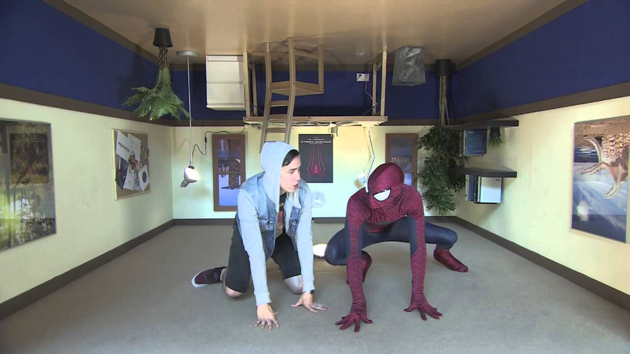 Ryan Matjeraie hangs out with Spider-Man!