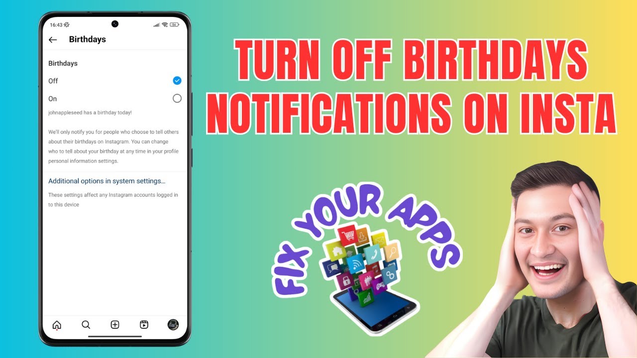 How to Turn Off Birthdays Notifications on Instagram