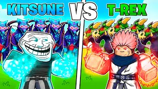 Celebrity 5 Kitsune vs 5 T-Rex.. Profile