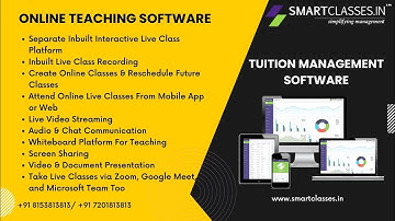 Take Live Class with Zoom & Google Meet | Tuition Management Software