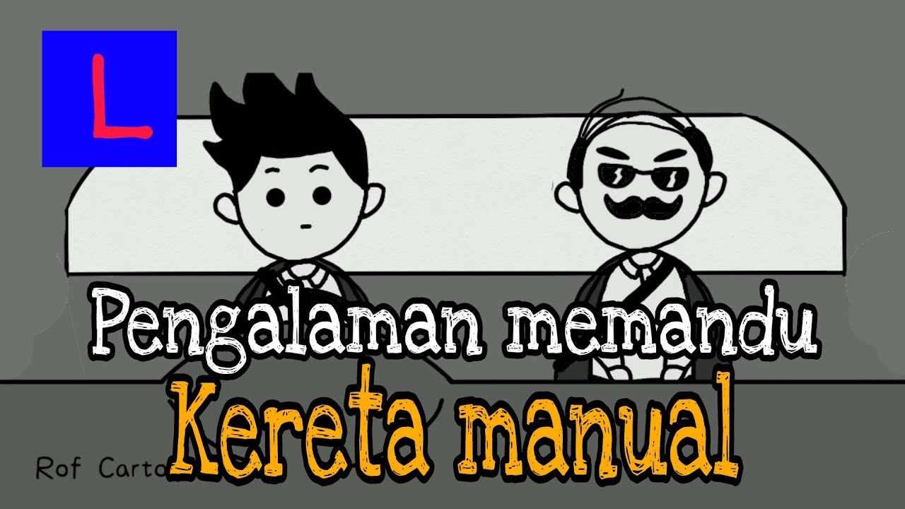 Pertama kali memandu kereta manual, senang je - YouTube