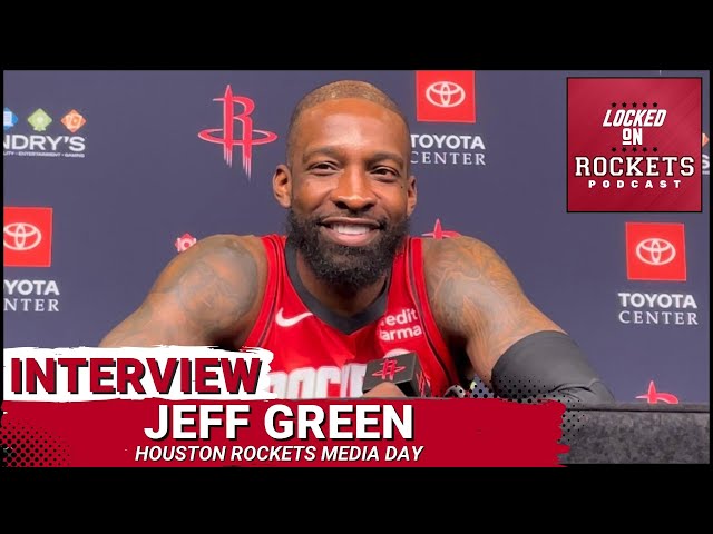 Jeff Green  Houston Rockets Media Day 2023-2024 NBA Season 