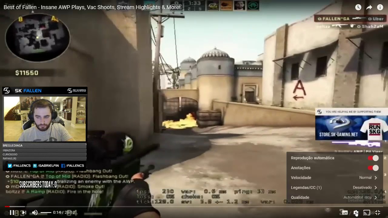 gafallen - SK.FalleN RANKS (pt-br/en) - Twitch Highlights [28/10/2017 ...