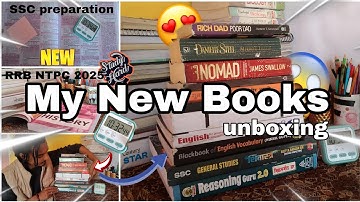 📦 UNBOXING MY NEW SSC PREPARATION BOOKS + QUICK REVIEW | VLOG | SSC | NTPC | UPSC  @livewith_viki 💗✨