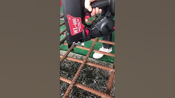 Automatic rebar binder improves tying efficiency - Good tools and machinery make work easy