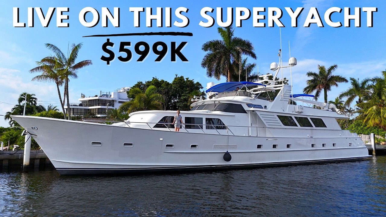 $599,000 Live on this Classic SuperYacht in Florida