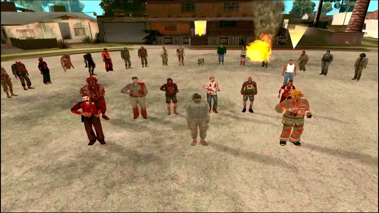 Pack de skins Zombies|GTA SAN ANDREAS| - YouTube
