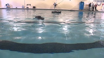 USS Monitor RC model 1/48 scale scratch built second sea trial