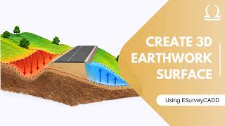 Create 3D Earthwork Surfaces in ESurvey CAD | 3D TIN, CAD & KML Export