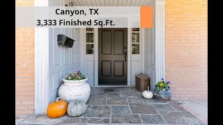 2500 12th Avenue, Canyon, TX 79015