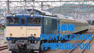 【宇都宮型ATOS化】　武蔵中原駅発車メロディー