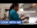 I made AMALA || Cook with me || Amala and Egusi soup Mukbang