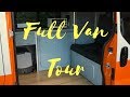 Renault Trafic Camper// Full Van Tour//DIY TVP Camper