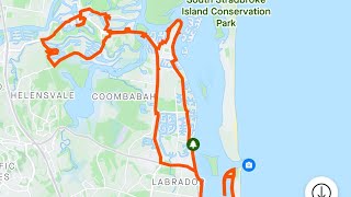 Bike Ride- Paradise Point-Salacia Waters-Hope Island-Jabiru Island-Monterey Keys- Harbour Town LOOP