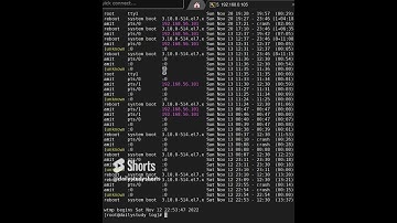 wtmp and btmp file in Linux   who has login and when in Linux#Linuxstudy #linuxinterviewquestions